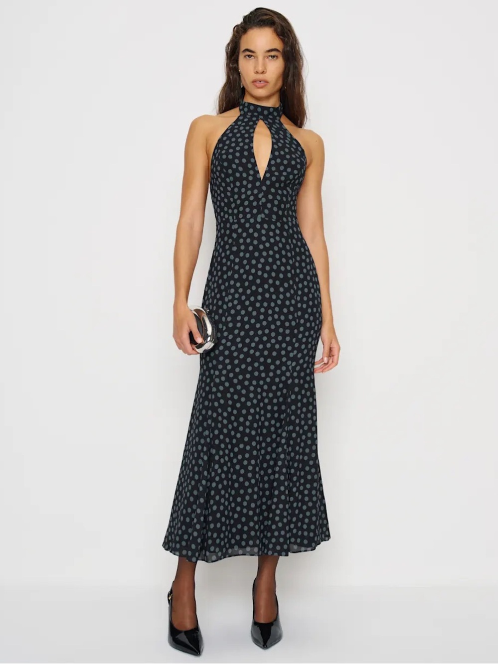 NEW Reformation Noele Dress In Cosmic Dot Size 8
